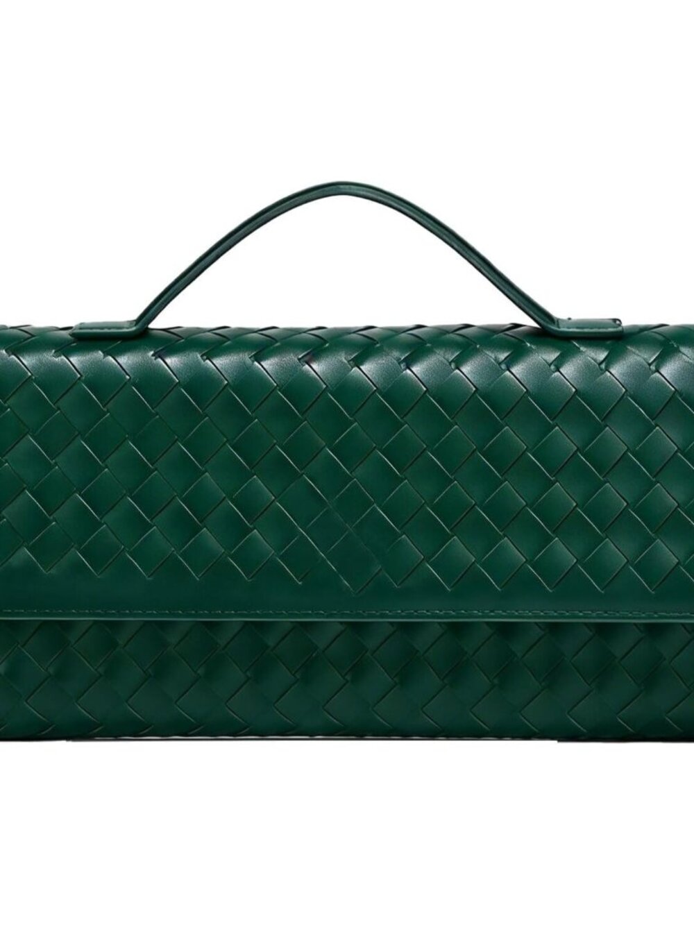 Woven Purse for Women Evening Clutch Purses Leather Crossbody Bag Handwoven Pouc